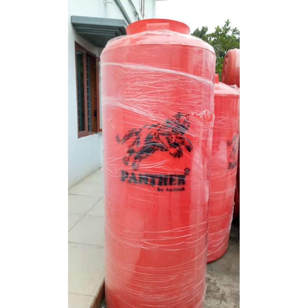 Toren / Tandon / Tedmon / Tangki Air Merk Panther 900 Liter Garansi 10 Tahun Pengiriman Palembang