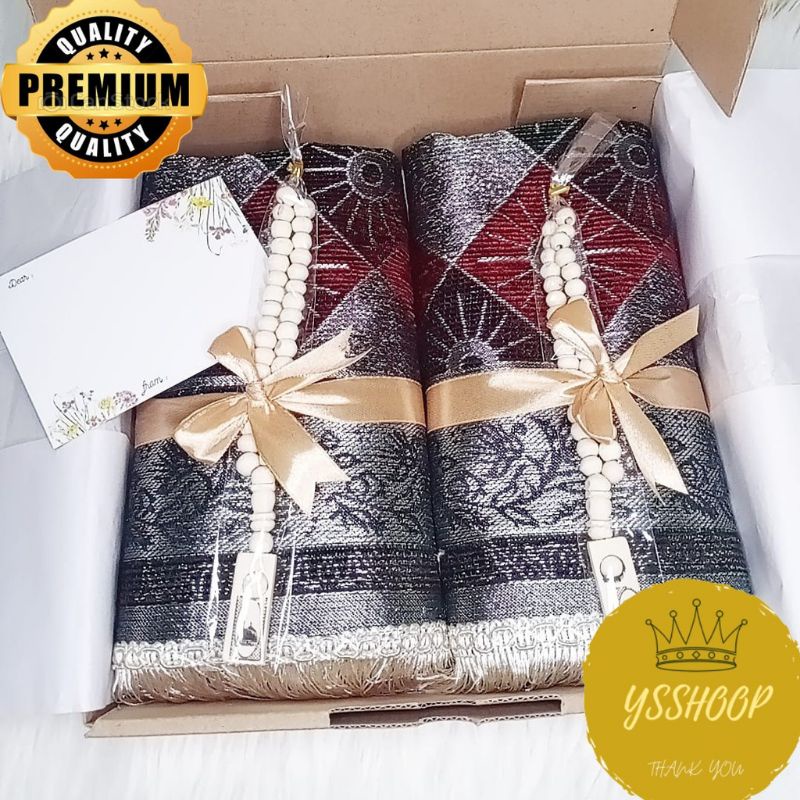 kado pernikahan premium ,hampers kado ulang tahun ,couple muslim sajadah gif box