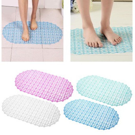 Keset Kamar Mandi Silikon Transparan Anti Slip