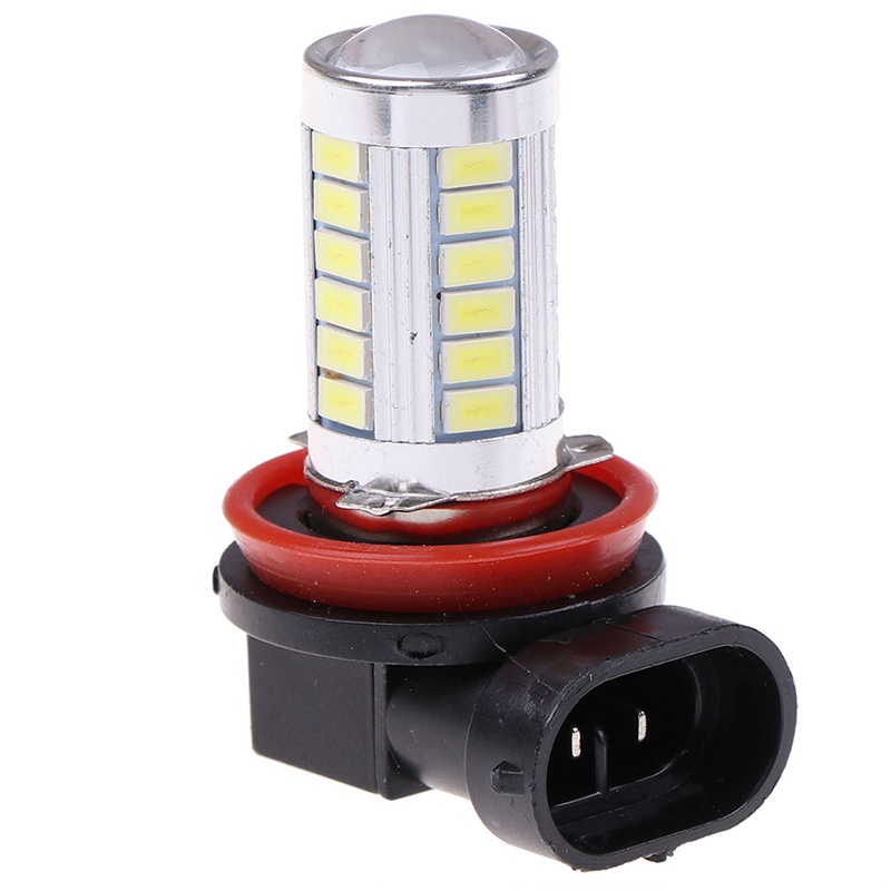 {LUCKID}1Pc Super Bright H8/H11 33-LED White Car Fog Light Headlight Driving Lamp Bulb