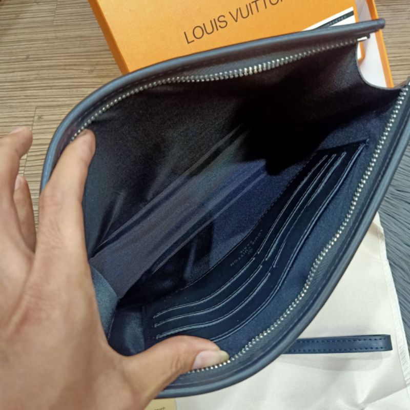 Clutch Lv Monogram Embos Handbag Tas Tangan premium impor