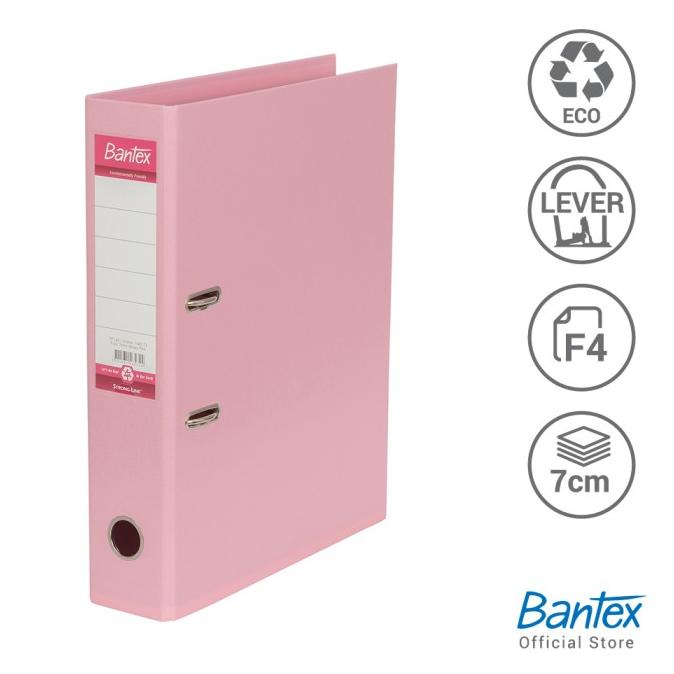 

BAYAR COD Bantex Lever Arch File Ordner Plastic 7cm Folio Musky Pink #1465 74 OBRAL Kode 1469