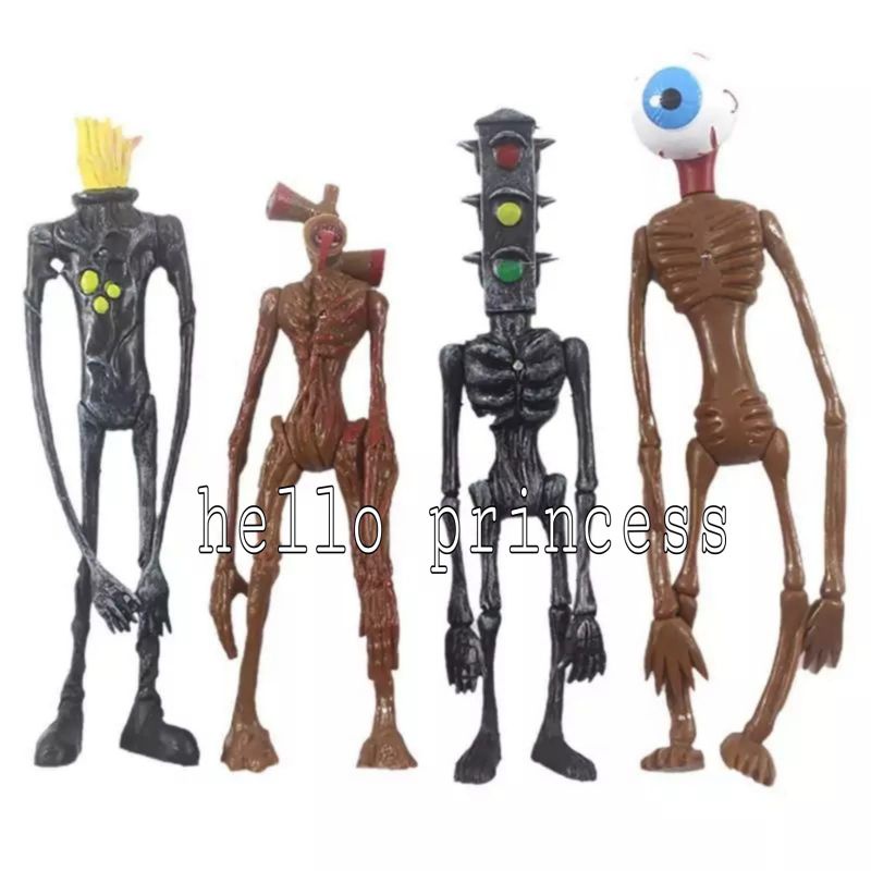 SIREN HEAD MAINAN ACTION FIGURE SET ISI 8 SIREN HEAD