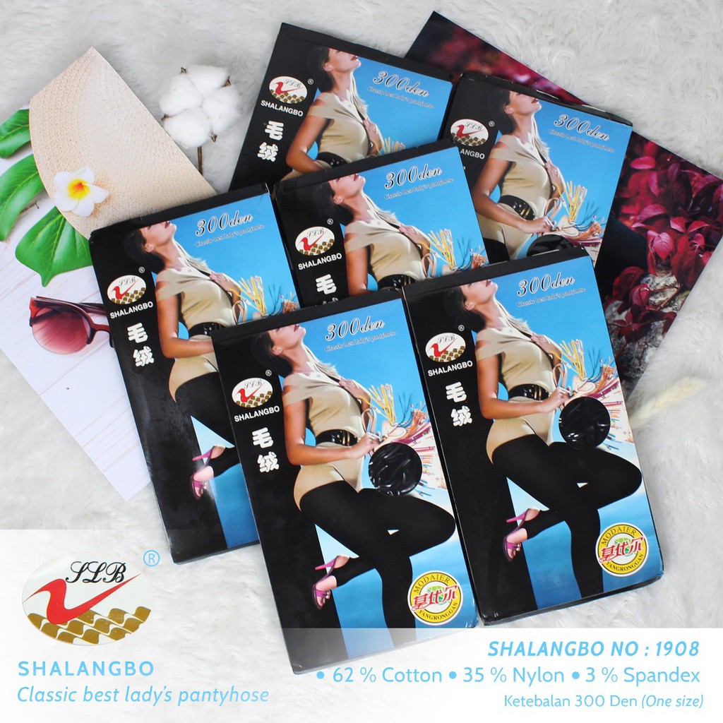 Stocking legging 1908 300 den shalangbo pantyhose OBRAL