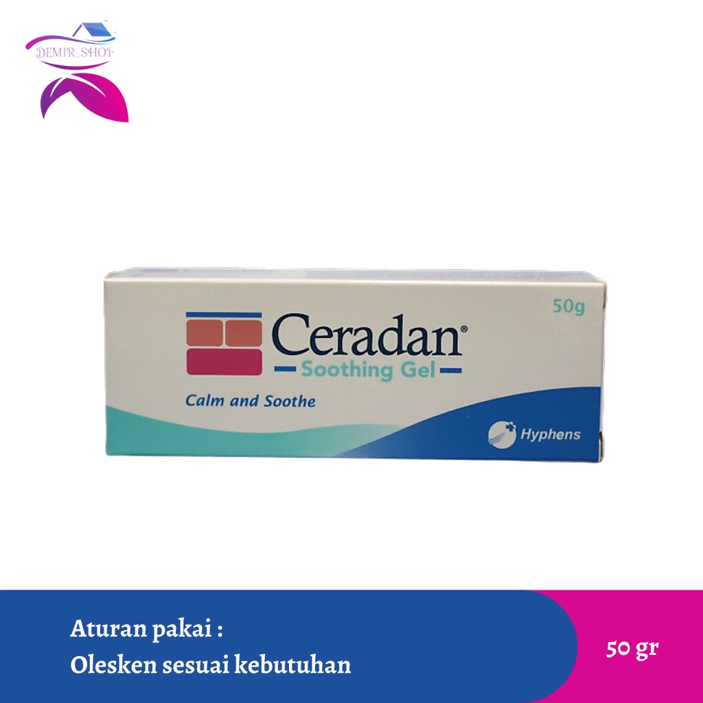 Ceradan Soothing Gel 50 gr / Krim Penghilang Gatal