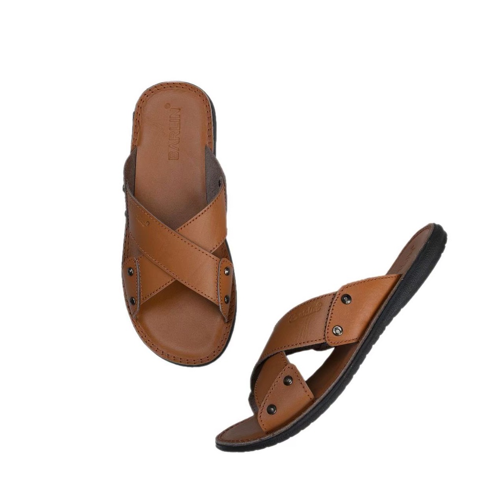 BURAY X SANDAL SLIDE INDIAN PRIA DEWASA MINING BARLIN KULIT ASLI 100% ORIGINAL FORMAL CASUAL SANDAL SLOP KULIT PRIA KERJA KANTOR GURU PNS PESTA RESMI NYAMAN LEBARAN || SANDAL PRIA INDIAN BERKUALITAS MURAH 2022