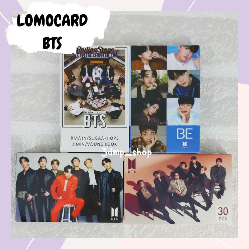 [30 lembar] lomocard lomo card bts be kartu photocard