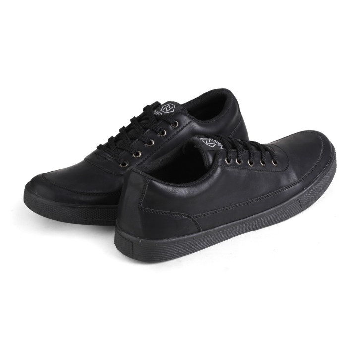 DEDRICK FULL BLACK |NAZREAL X DK01| Sepatu Kasual Pria ORIGINAL