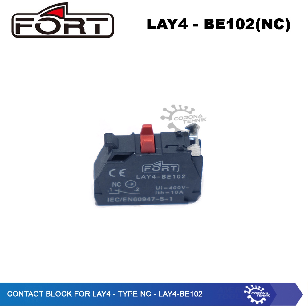 LAY4-BE102 - Contact Block Saklar for LAY4 - Type NC