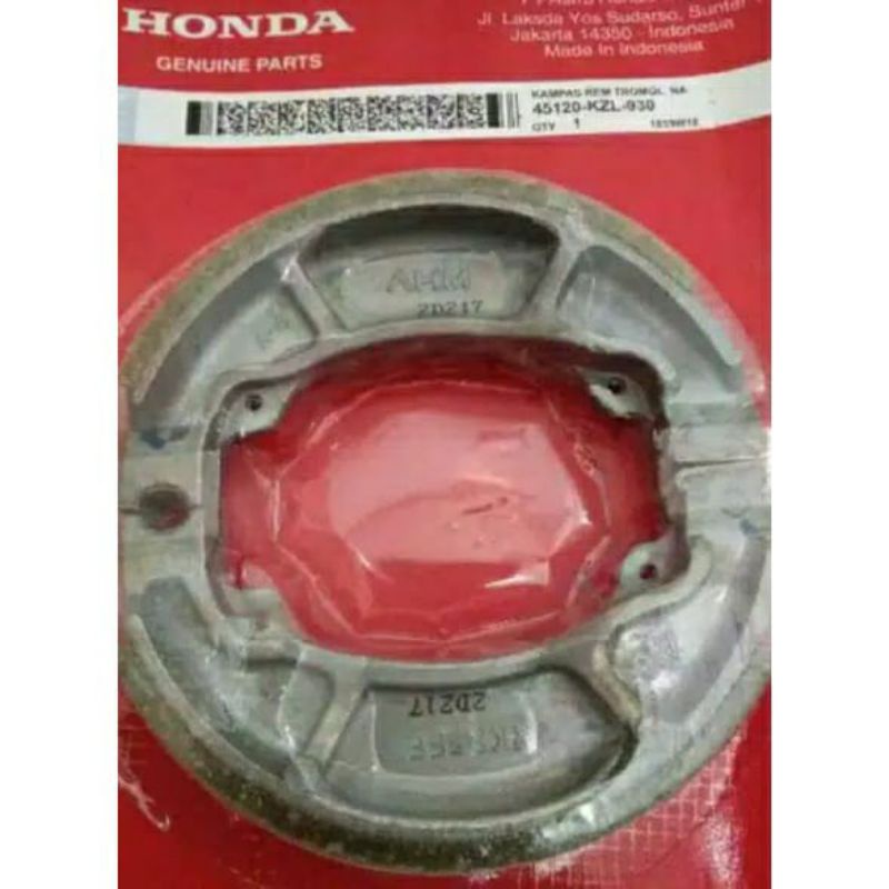 Kampas Rem Tromol Belakang Vario 110 125 150 Scoopy Spacy Beat Esp Fi New Old Dll (KZL)