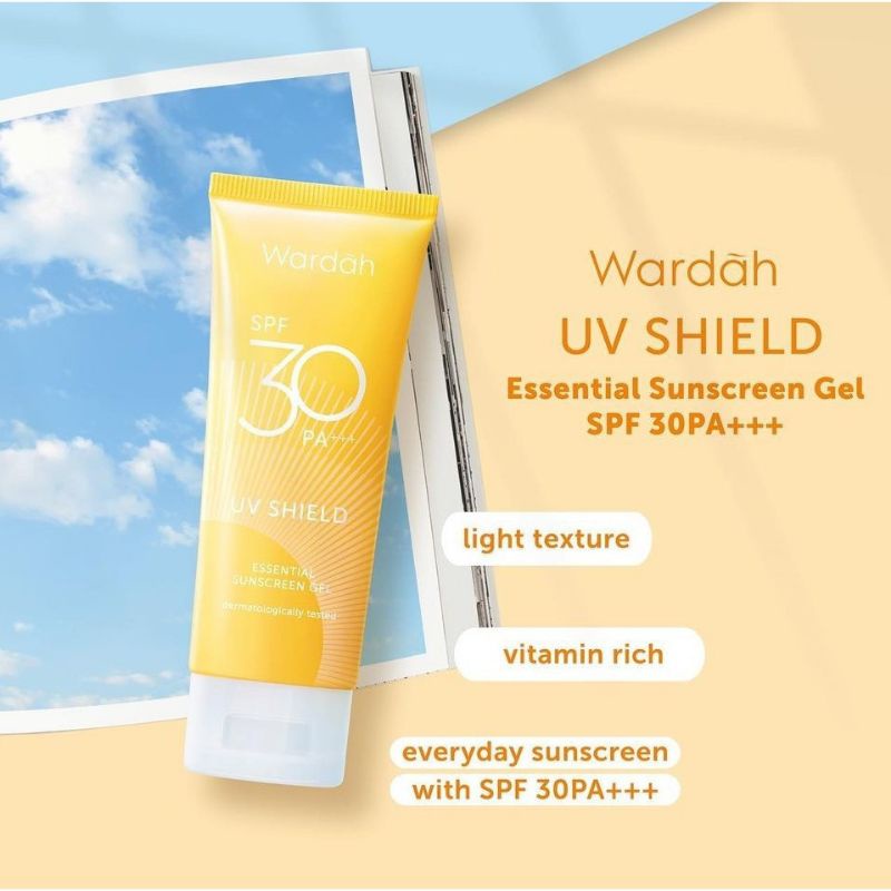 Wardah UV Shield Essential Sunscreen Gel SPF 30 PA+++ 40 ml