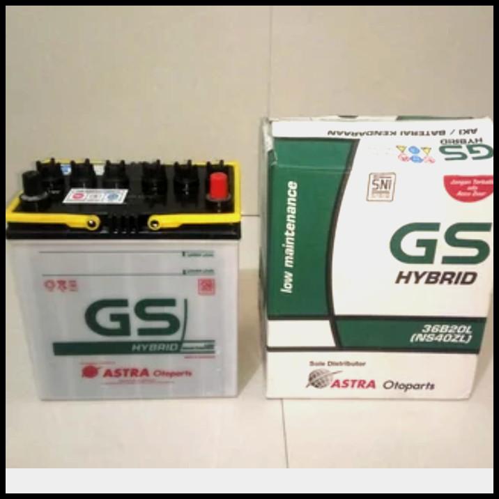 Aki Accu Basah Mobil Xpander, Datsun Go, Visto, GS Hybrid NS40ZL 35 AH