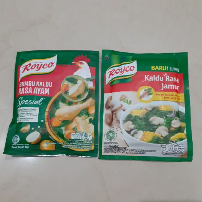 

Royko Bumbu Kaldu Jamur Spesial/Ayam Spesial 40gr