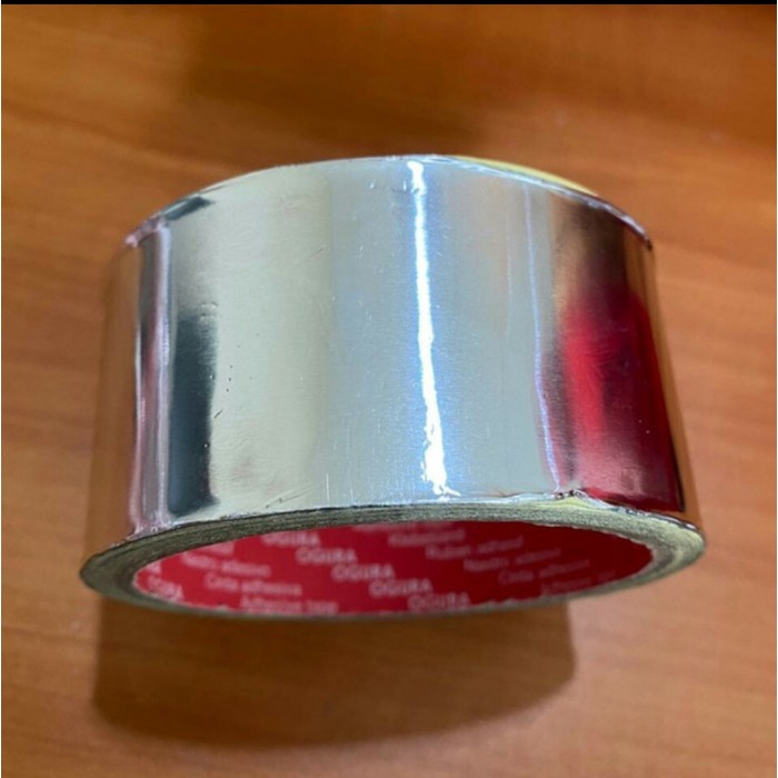 lakban aluminium foil tape 2" 45 mm / penambal panci-seng-alumunium