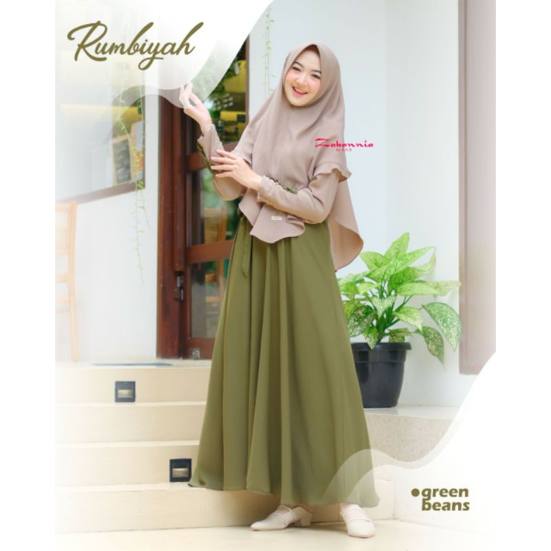 Rumbiyah set ori by Zabannia