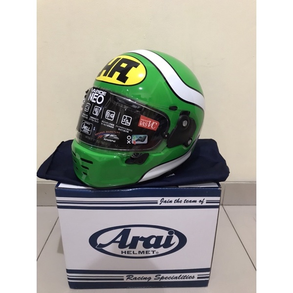 Clone Arai Rapide Neo HR Green 1:1 Not pista X14 Rx7x RR5 Glamster