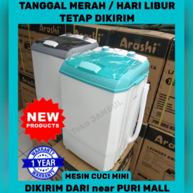 Mesin Cuci Mini Portable 4,5 kg Arashi Termurah