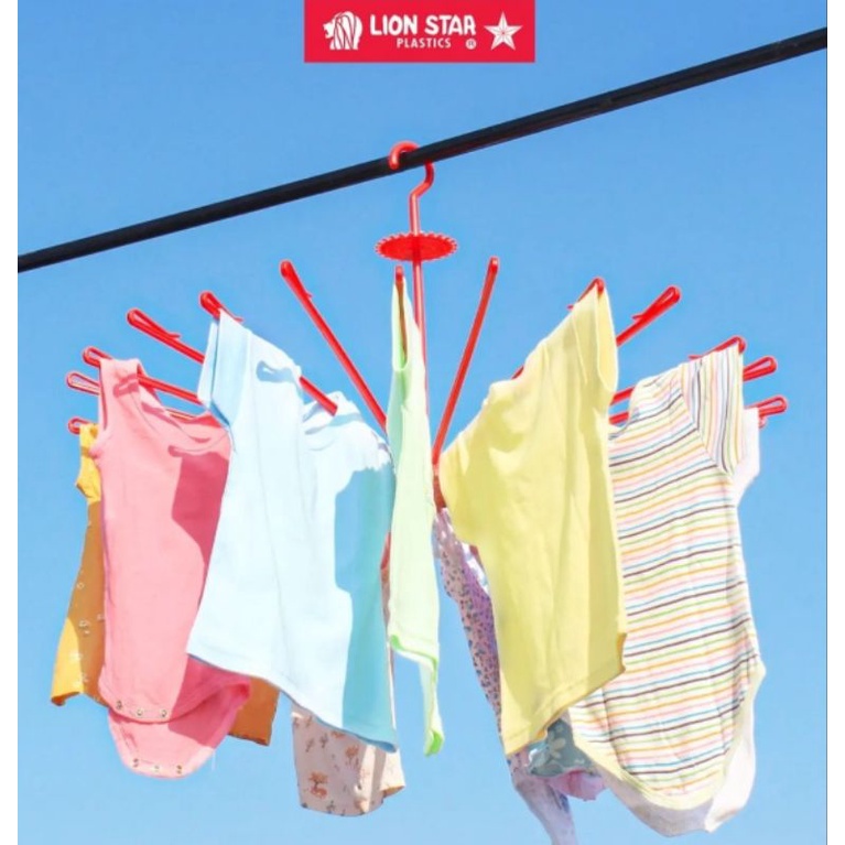 Lion Star Folding Hanger Gantungan Jemuran 24 Stick