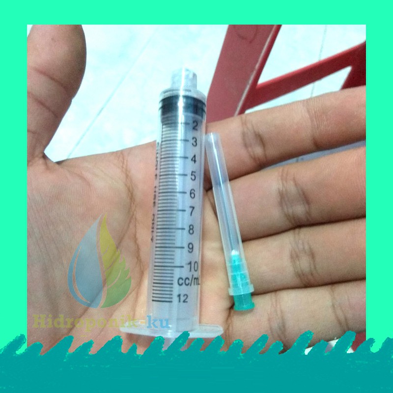 Suntikan / Spuid Alat Ukur Nutrisi Hidroponik Ku 10ml/ 10cc