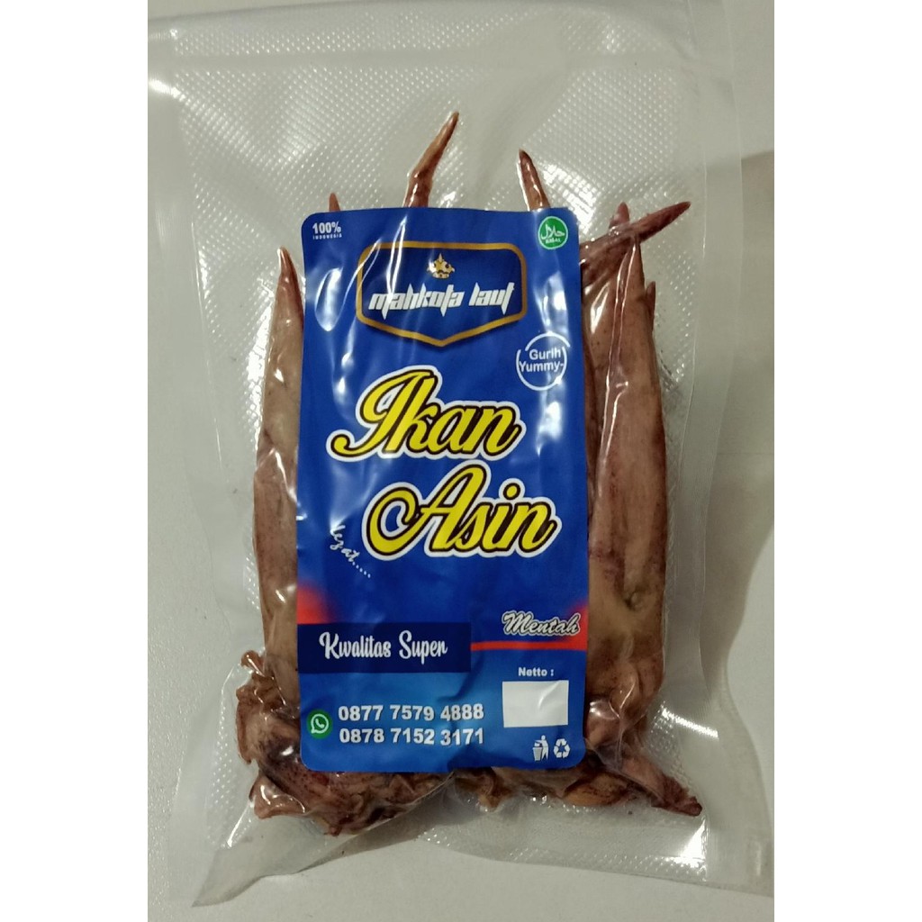 

Cumi Asin SS Panjang Gepeng - 250 Gram