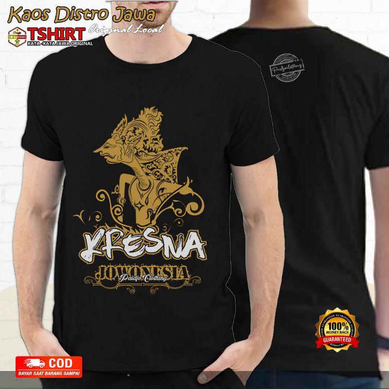 Kaos Wayang Jawa Kresna / Kaos Jawa / Kaos Distro Jawa / Kaos Bijak Jawa / Atasan Pria Distro / Oblo