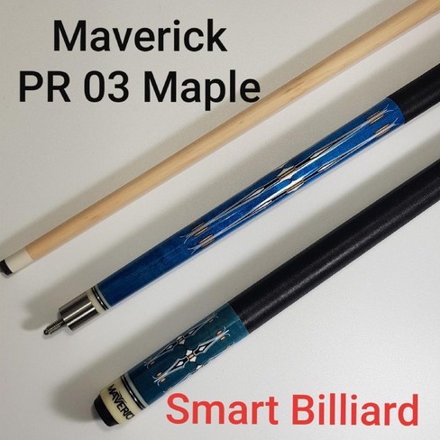 Maverick Pool Cue PR-03 - Premium Maple Stick Billiard Stik Biliar Ori