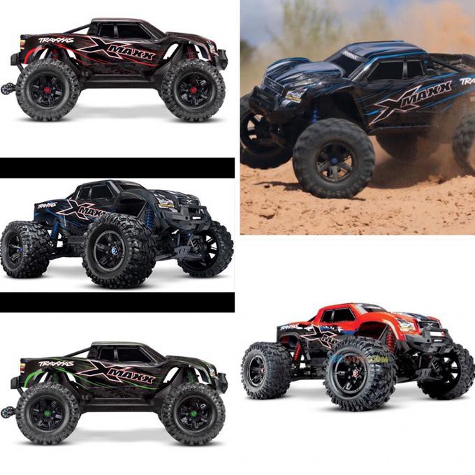 Rc Mobil Remote Traxxas X-Maxx 8S 4Wd Brushless Rtr Monster Truck W/2. - Merah