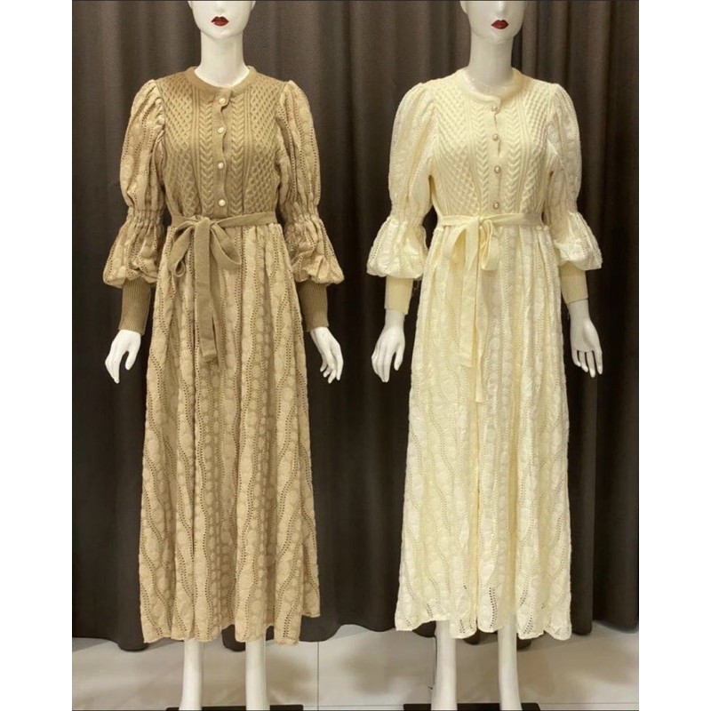 dress rajut knit import ori vivorie