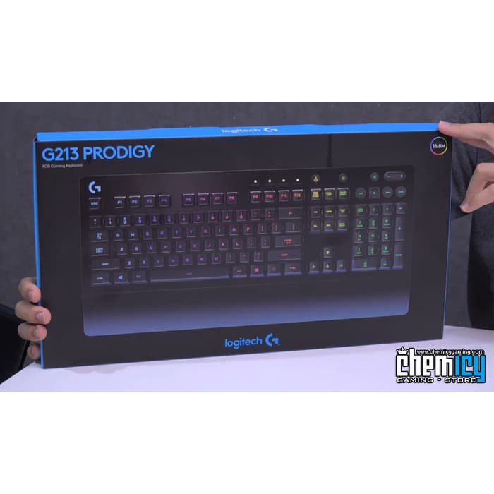 Logitech G213 Prodigy RGB Membrane-Mecha Gaming Keyboard