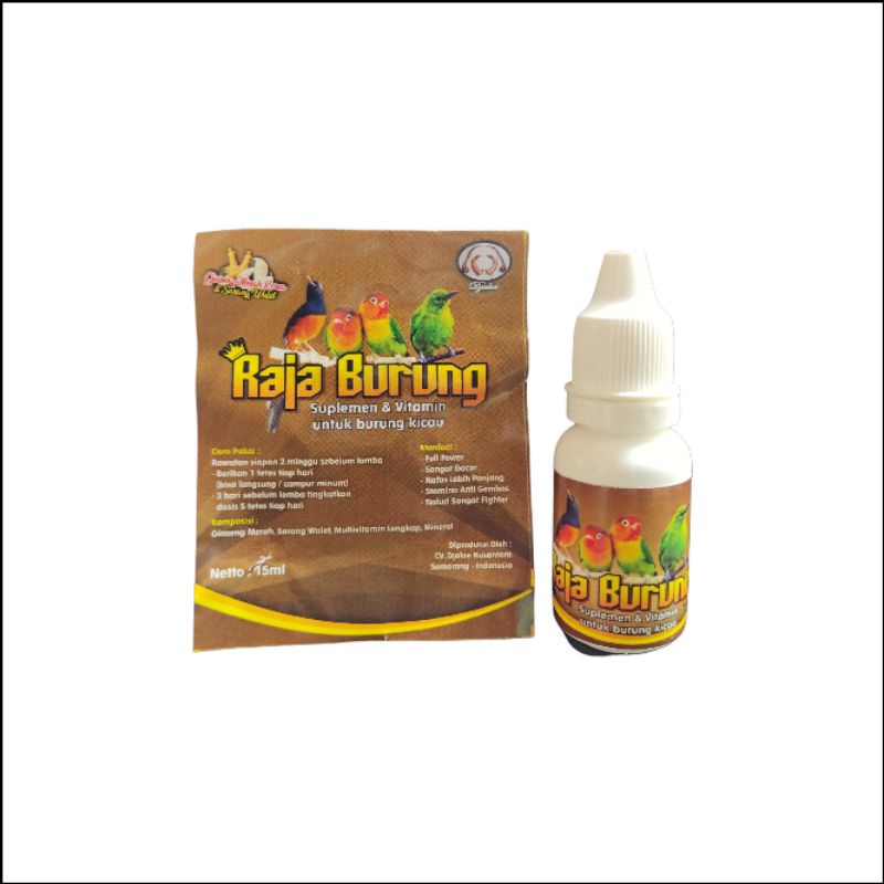 Multivitamin Burung - Doping burung RAJA BURUNG DJALOE