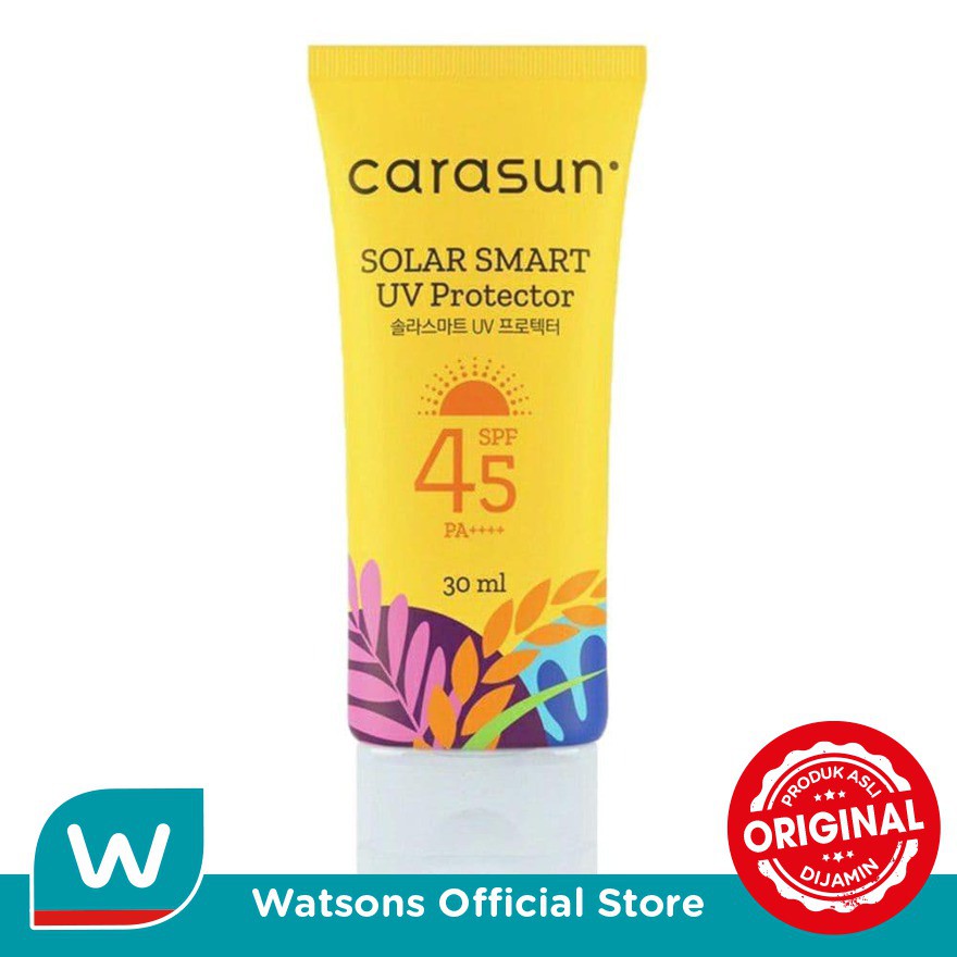 Carasun Sunscreen Solar Smart UV Protector SPF 45 PA++++ 30ml