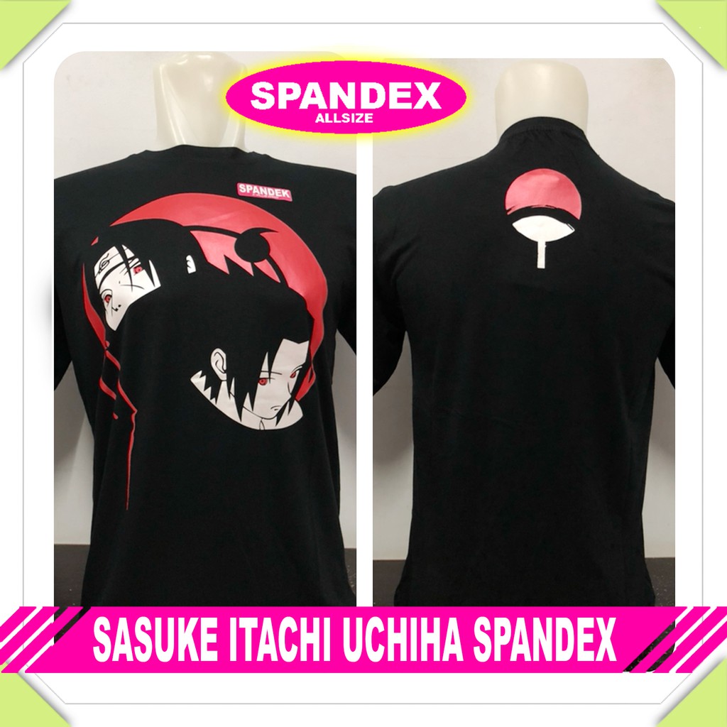 Kaos Uchiha Itachi Anime Naruto Tshirt Clowor Distro Shopee Indonesia