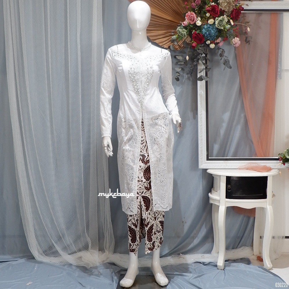 SETELAN KEBAYA AKAD / KEBAYA MURAH / KEBAYA AKAD MUTIARA / KEBAYA AKAD MODERN