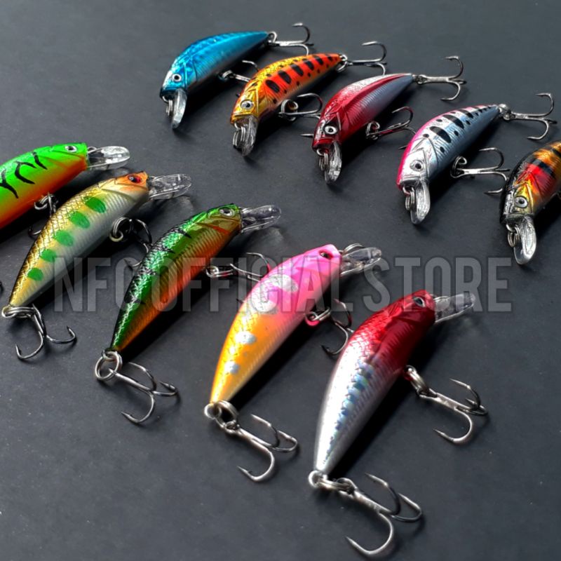 Lure minnow Sinking 6cm / 6gr Replika ALTRON Rekomendasi untuk Ultralight casting