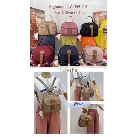 Tas Selempang GZ-359 Sighmon Bahan Kanvas