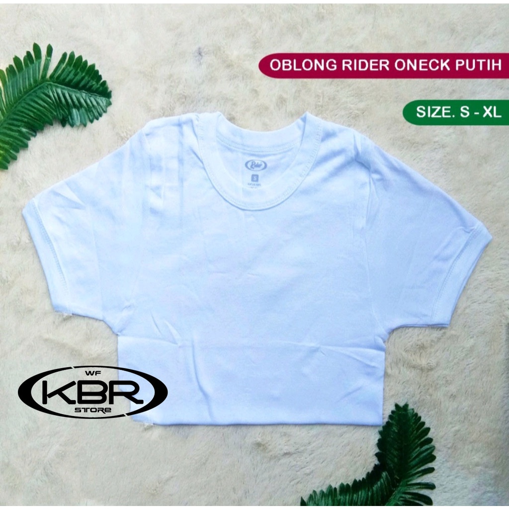 OBLONG RIDER O-Neck / kaos kerja / kaos dalaman pria / kaos oblong pria / kbr store