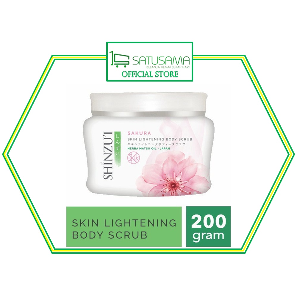 SHINZU'I BODY SCRUB POT 200 GRAM