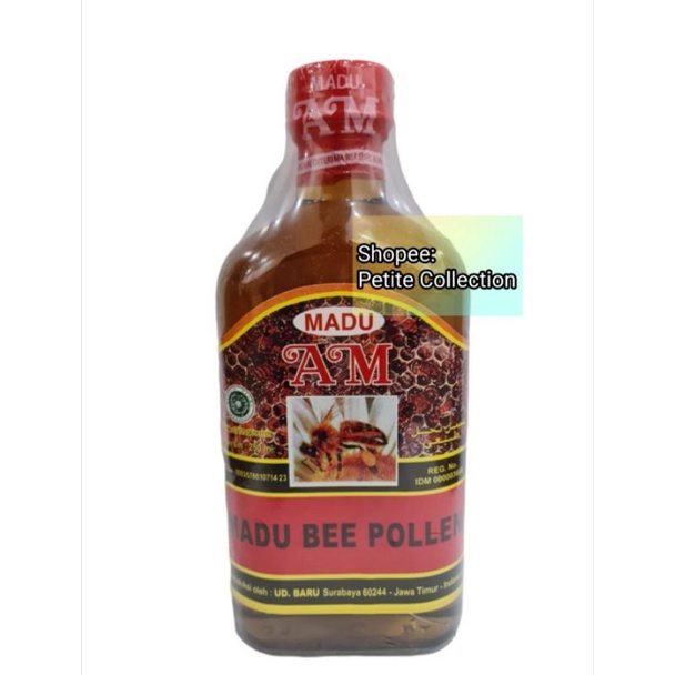 

Madu AM Bee Pollen - 250ml (Packing Bubblewrap + Kardus)