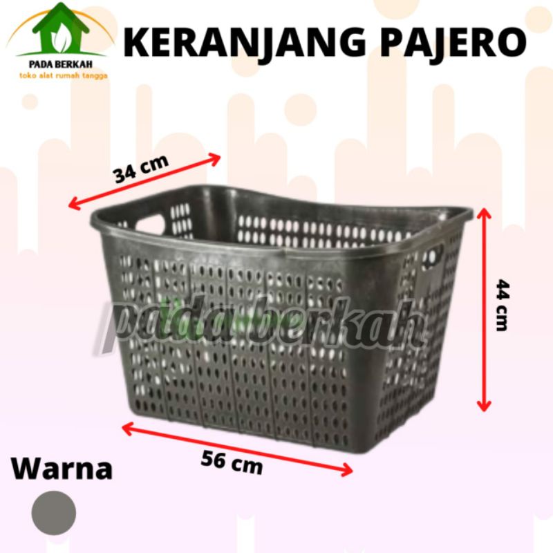 Keranjang Baju Plastik Pajero/ Keranjang Baju / Keranjang Plastik