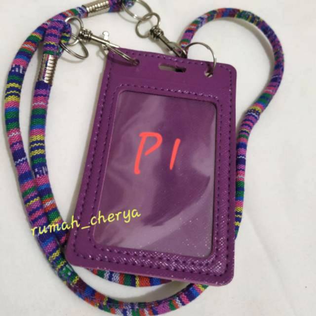 

ID Card Holder Tali Tenun - Ungu