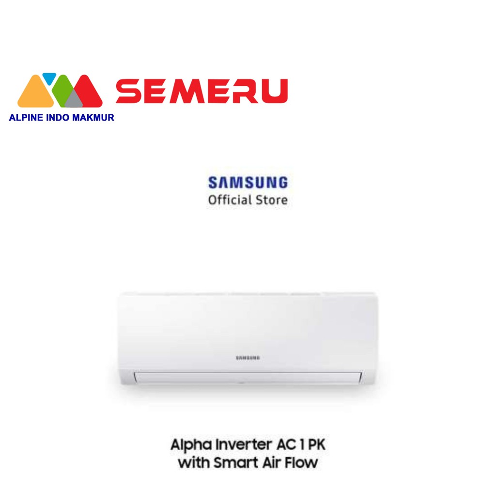 SAMSUNG AC ALPHA INVERTER / 1 PK AR-09AYHLAWKNSE (KHUSUS MAKASSAR)