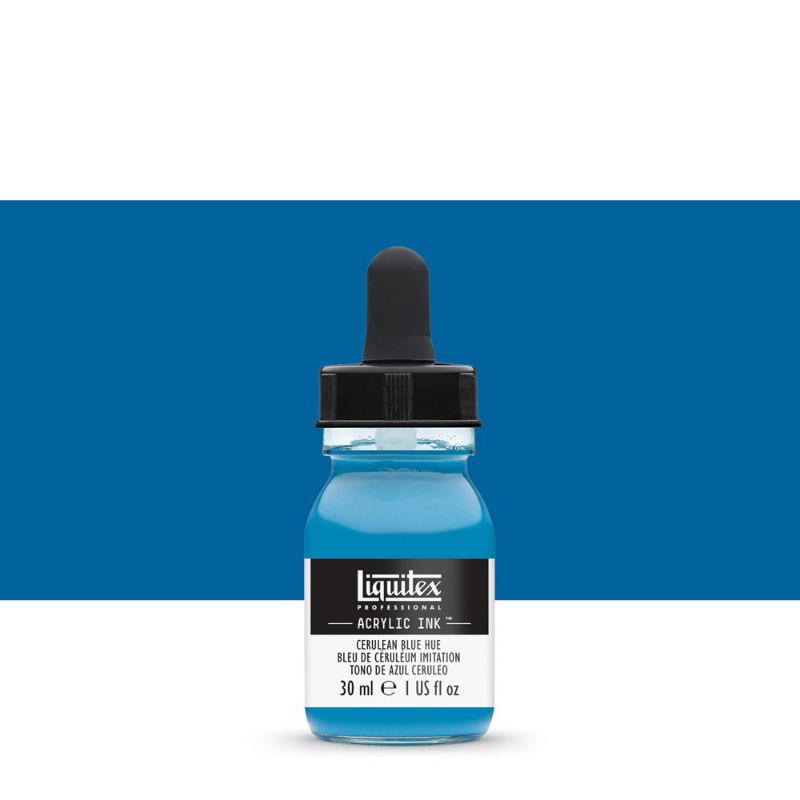 

ACRYLIC INK 30 ML CERULEAN BLUE HUE LIQUITEX PROFESSIONAL