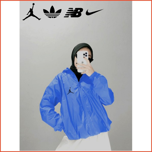 Jaket Sauna Parasut Original Waterproof Anti-UV Pria Wanita - Olahraga Pembakar Lemak