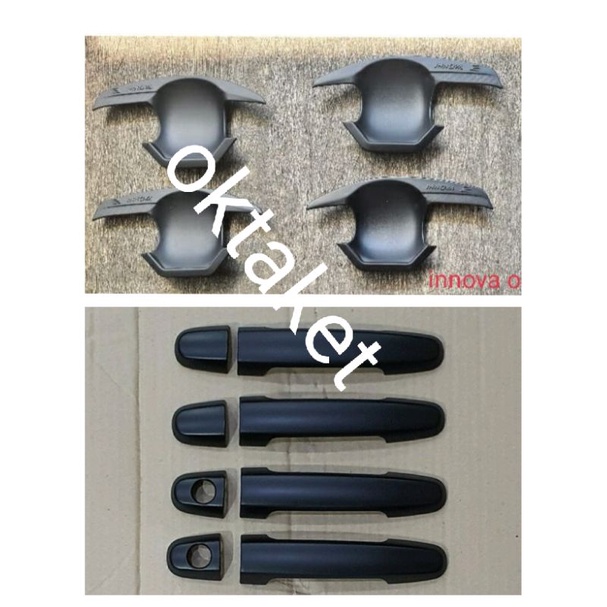 paket outer handle Innova lama Grand innova 2005-2015 elegant hitam chrome