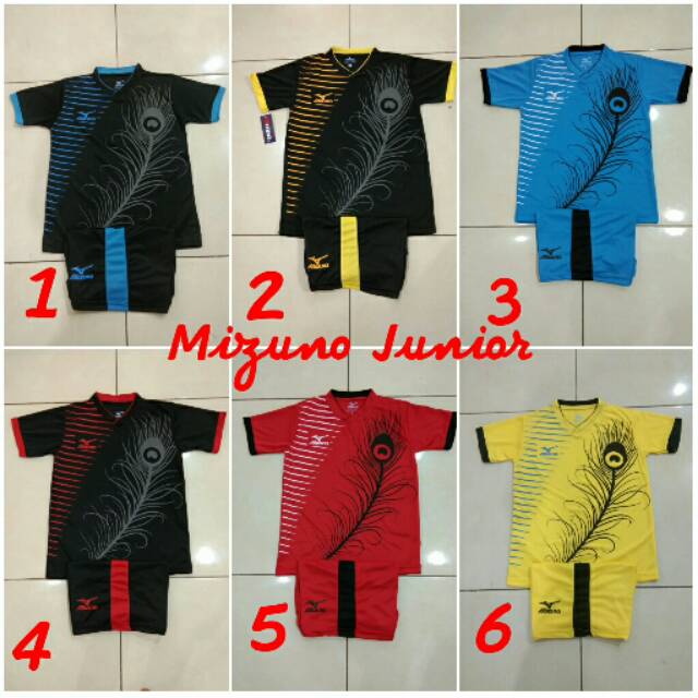 Setelan Baju Voli Mizuno Junior Anak SD