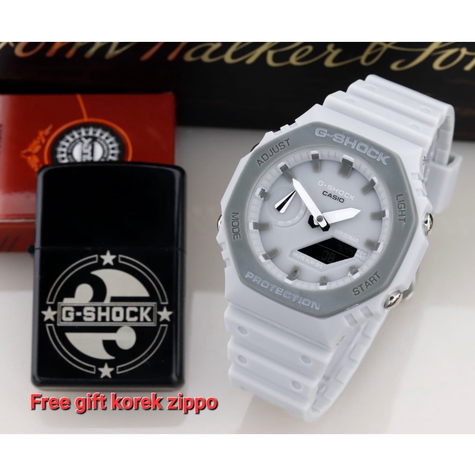 FREE GIFT✅ Jam tangan pria Gshock Digital analog water proof bisa COD