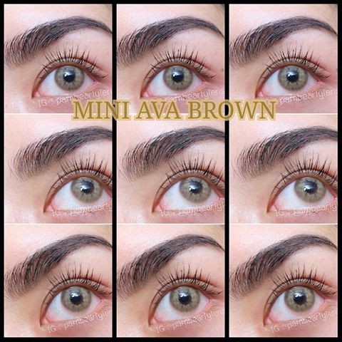 SOFTLENS KITTY KAWAI AVA MINI BROWN MINUS / SOFTLENS MATA / LENSA MATA