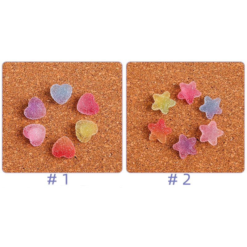 6 Pcs Cute Simulation Soft Candy Series Pushpins Creative Lovely Thumbtacks