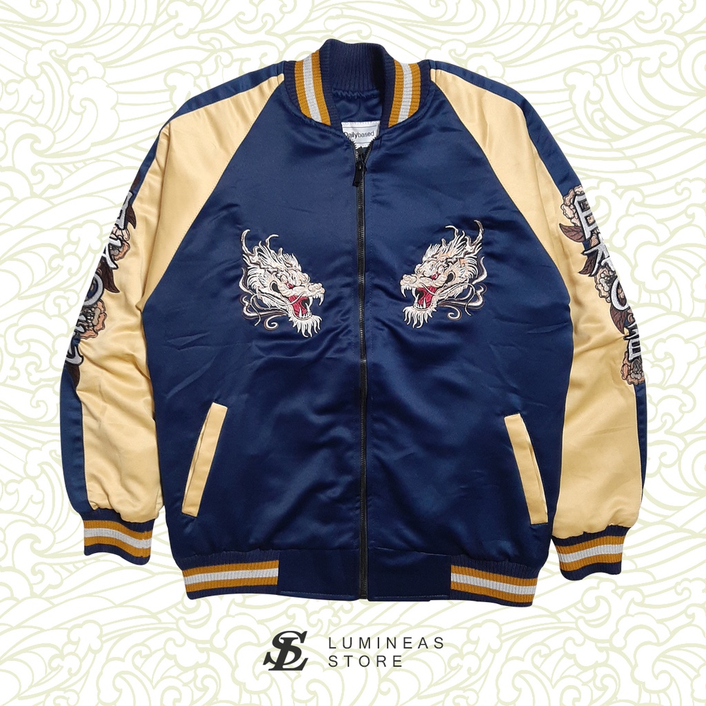 Sukajan - Nihon No Ryu Navy Gold