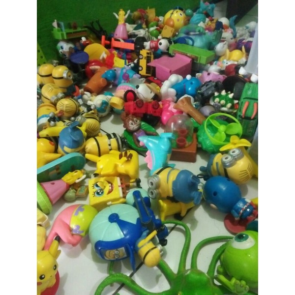 Mainan HAPPY MEAL MCD,KFC,CFC, BURGsER KING Sejenisnya dan Figure Animal preloved